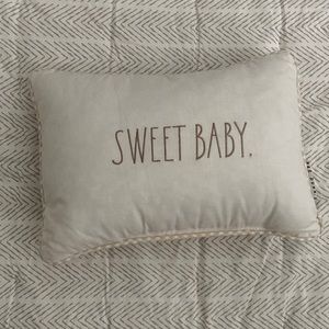 Baby decorative pillow, new, never used